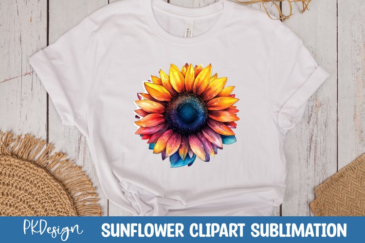 Watercolor Sunflower Clipart Image 17