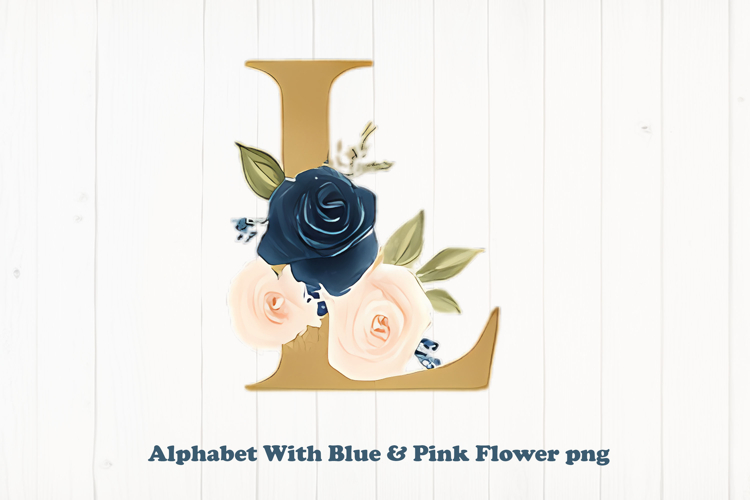 Blue Flowers Clipart Image 7