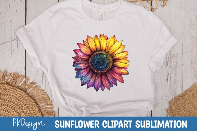 Watercolor Sunflower Clipart Image 15
