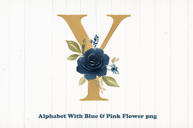 Blue Flowers Clipart Image 6