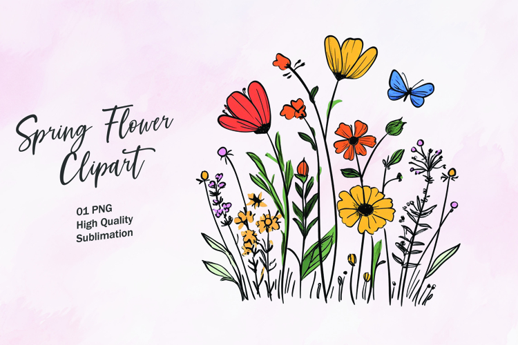 Spring Watercolor Clipart Image 9