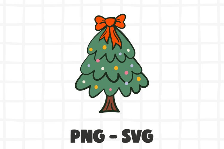 Christmas Tree PNG Clipart. Christmas SVG example image 1