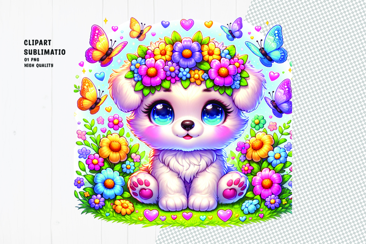 Cute Puppy Clipart Image 5