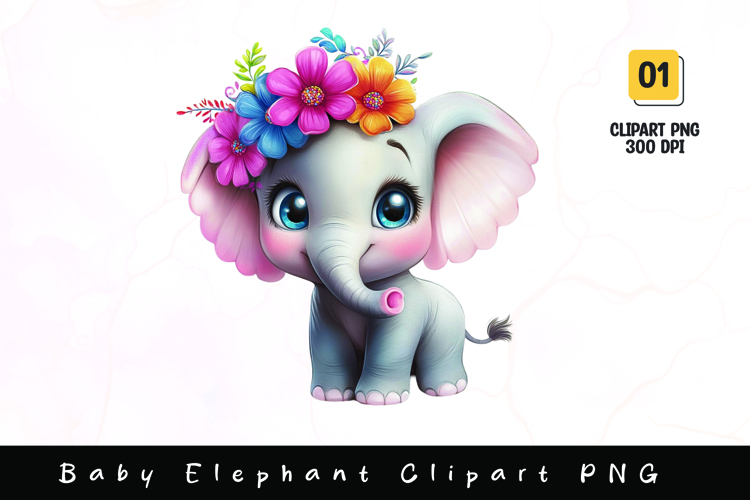 Watercolor Elephant Image 16
