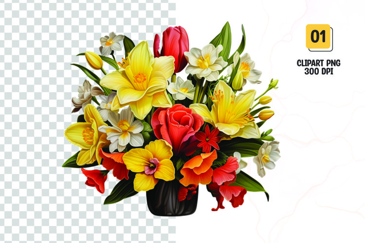 Bouquet Clipart Image 22