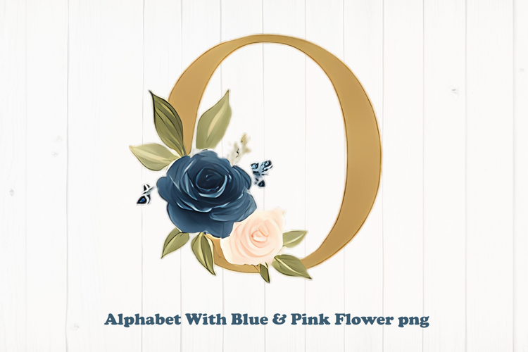 Blue Flowers Clipart Image 4