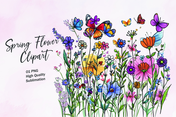 Spring Watercolor Clipart Image 3