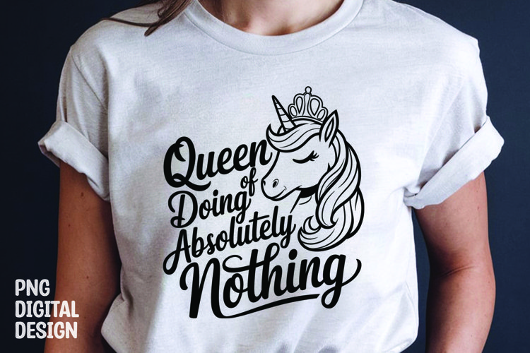 UNICORN SARCASTIC QUOTE SUBLIMATION T-SHIRT DESIGN example image 1