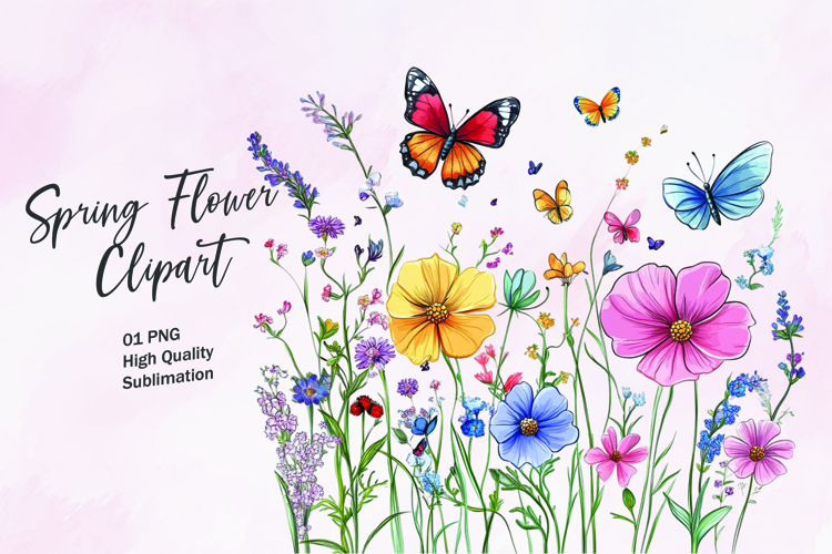 Spring Watercolor Clipart Image 4