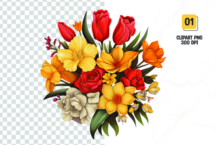 Bouquet Clipart Image 20