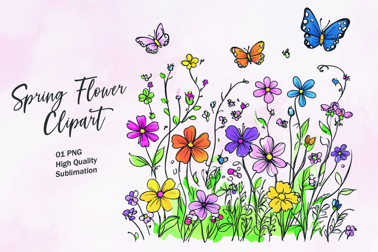 Spring Watercolor Clipart Image 4