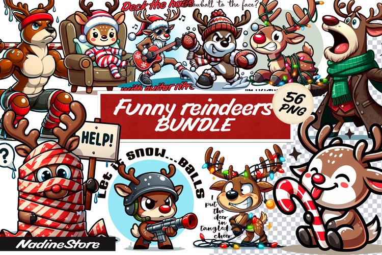 Reindeer Clipart Image 15