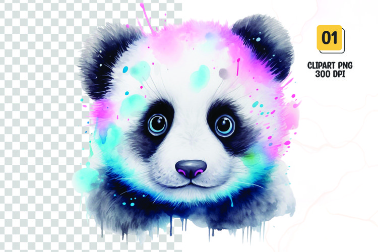 Cute Panda Clipart Image 10