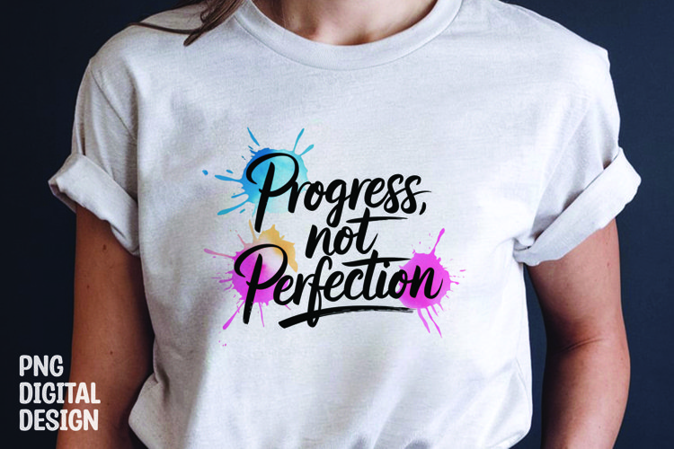 Inspirational quote colorful splash t-shirt sublimation example image 1
