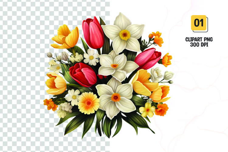 Bouquet Clipart Image 19