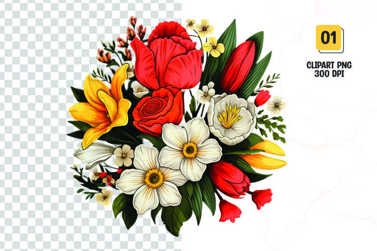Bouquet Clipart Image 18