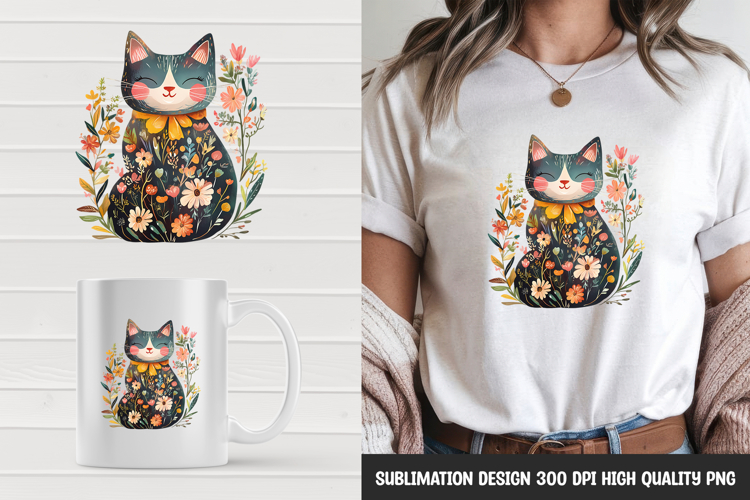 Cute Cat Clipart Image 4