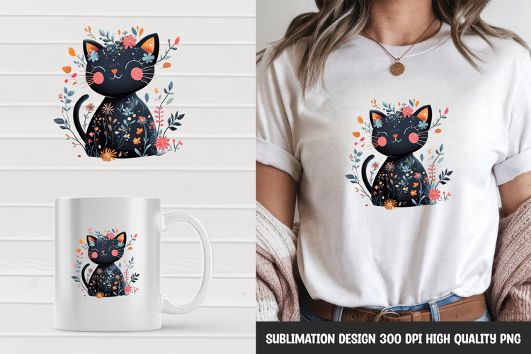 Cute Cat Clipart Image 3