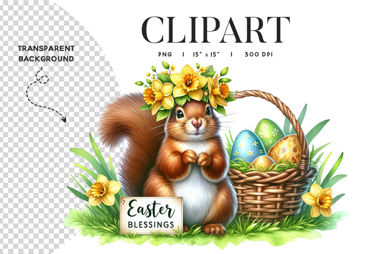 Squirrel Clipart Image 23