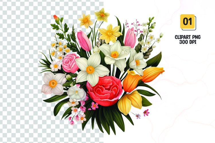 Bouquet Clipart Image 17