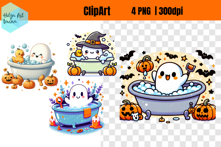 ClipArt | Cute Halloween Sublimation