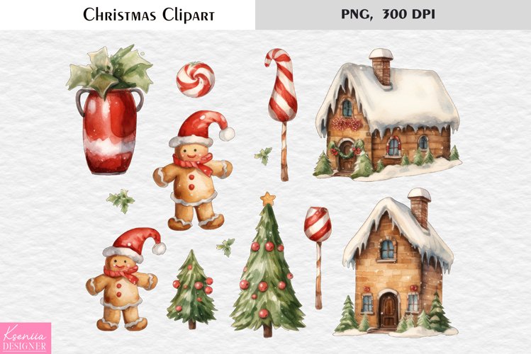 Cute Santa Clipart Image 22