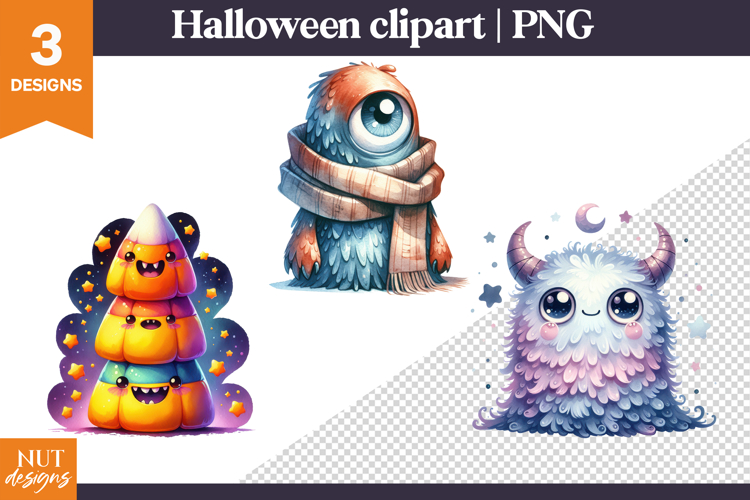 Cute Halloween Creature Clipart Halloween Clipart