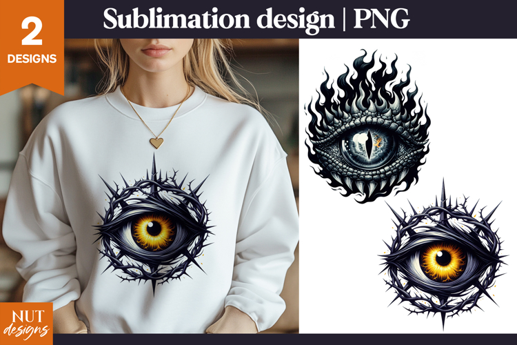 Devil eye Halloween tshirt design Halloween sublimation