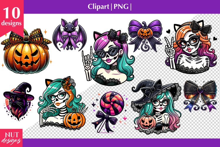 Halloween clipart Halloween witch sublimation Halloween PNG
