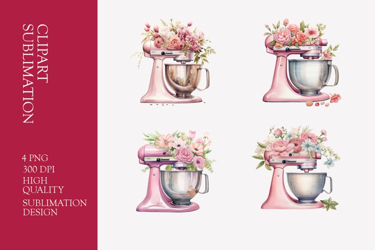 Watercolor Baking Clipart Image 5