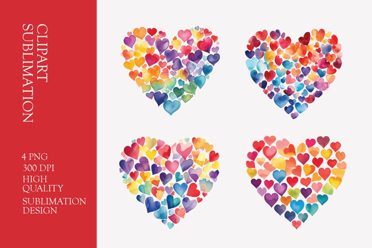 Watercolor Heart Clipart Image 20