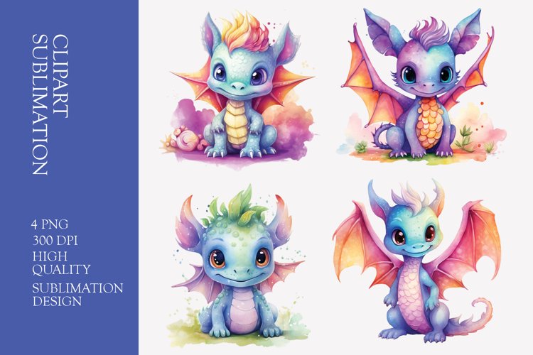 Cute Dragon Clipart Image 18