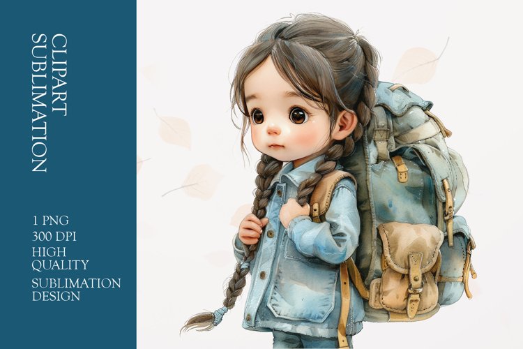 Baby Girl Clipart Image 12