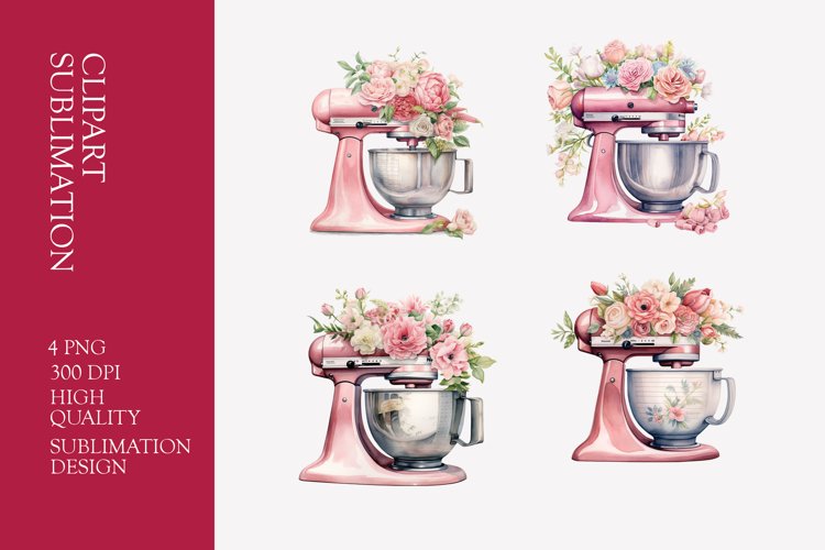 Watercolor Baking Clipart Image 24