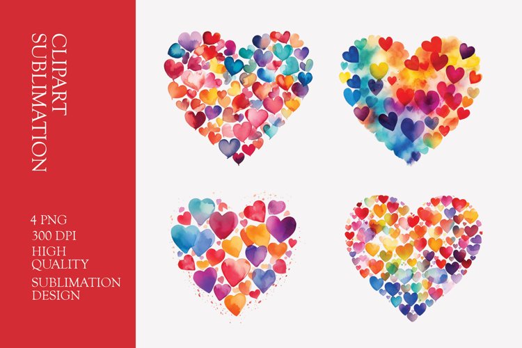 Watercolor Heart Clipart Image 17