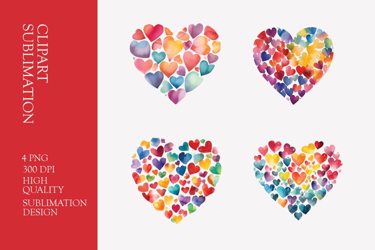 Watercolor Heart Clipart Image 16