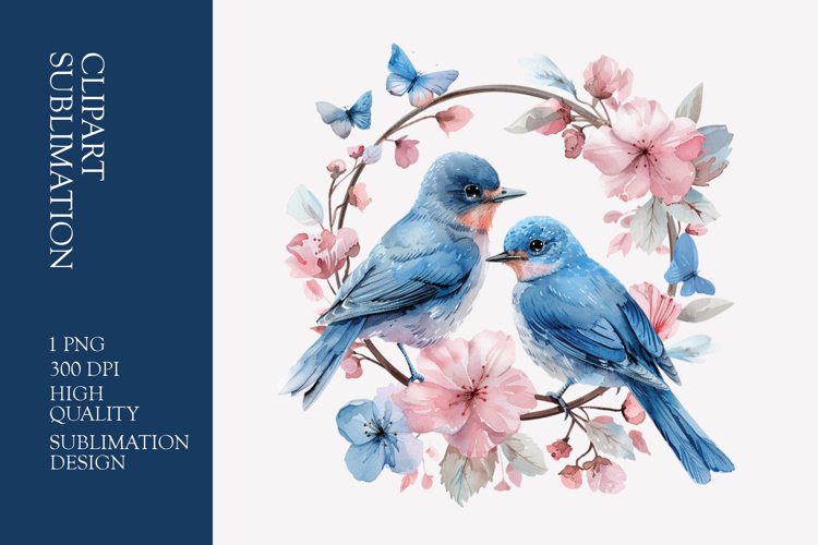 Love Birds Clipart Image 4