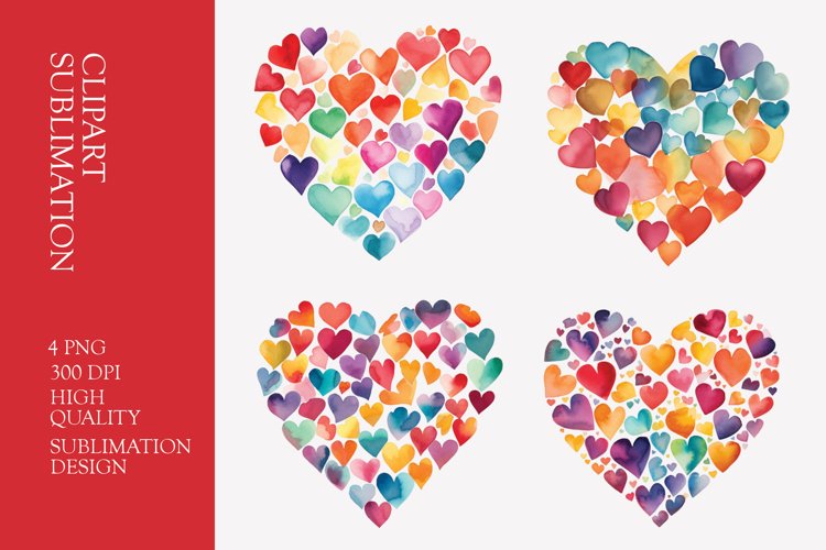 Watercolor Heart Clipart Image 22