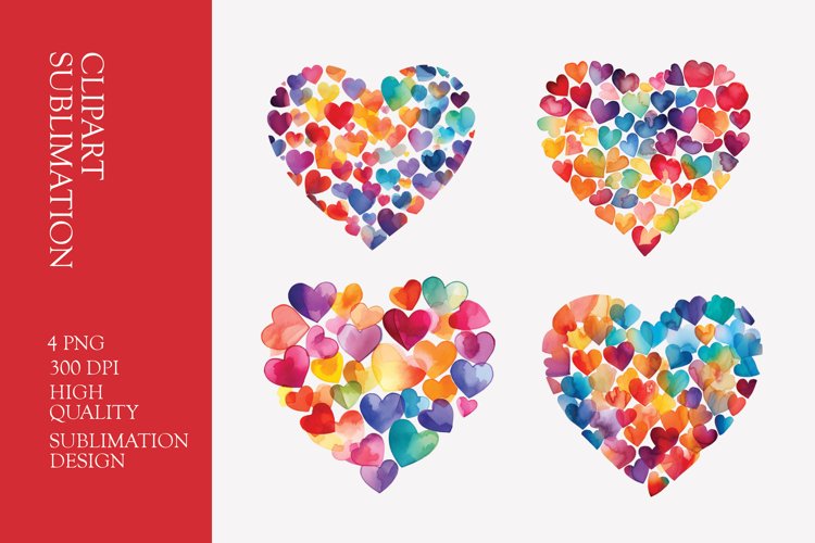 Watercolor Heart Clipart Image 18