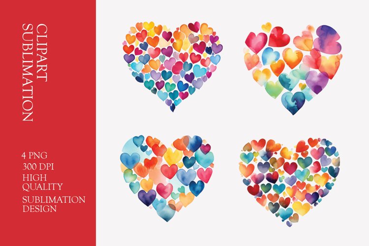 Watercolor Heart Clipart Image 14