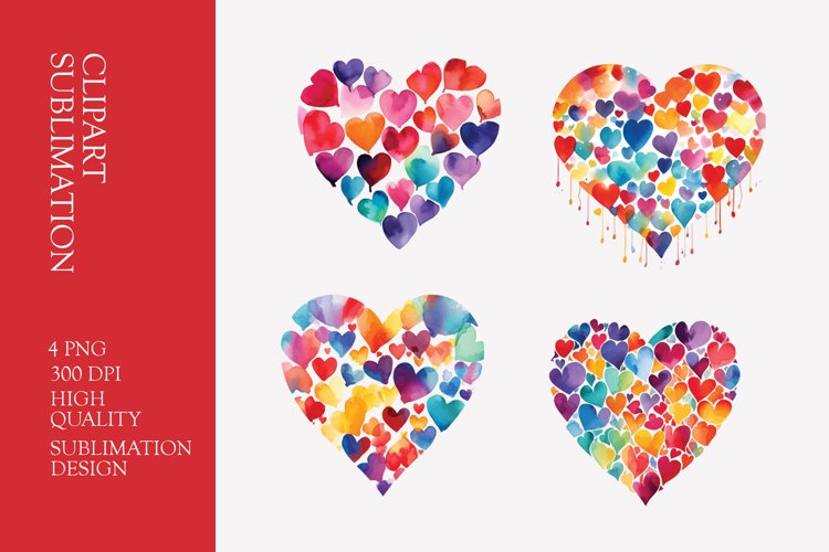 Watercolor Heart Clipart Image 11