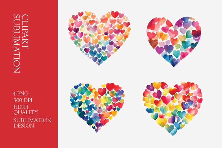 Watercolor Heart Clipart Image 13