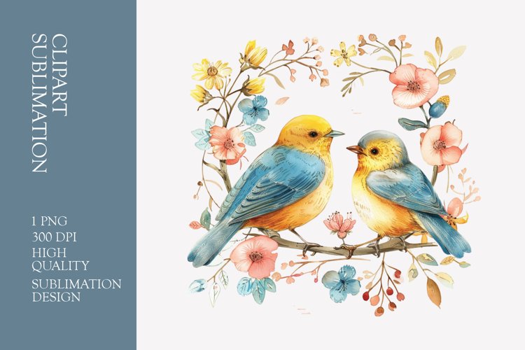 Love Birds Clipart Image 11