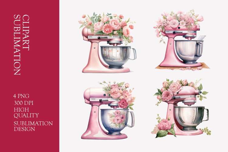 Watercolor Baking Clipart Image 4