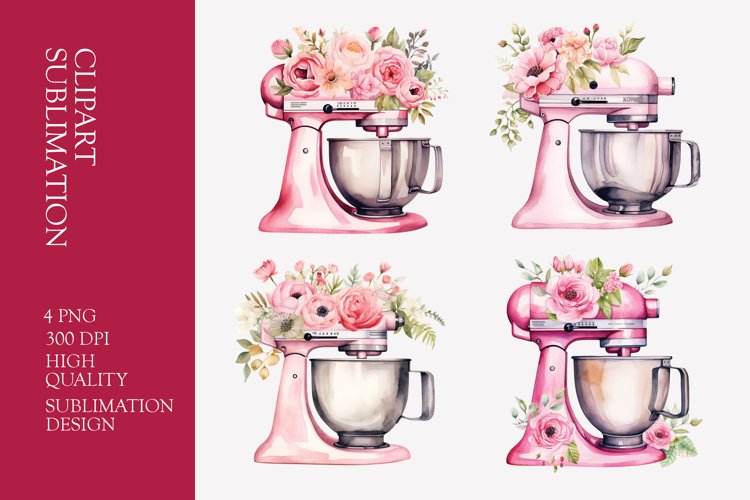 Watercolor Baking Clipart Image 21