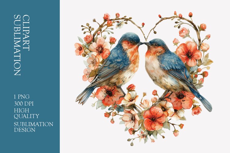 Love Birds Clipart Image 16