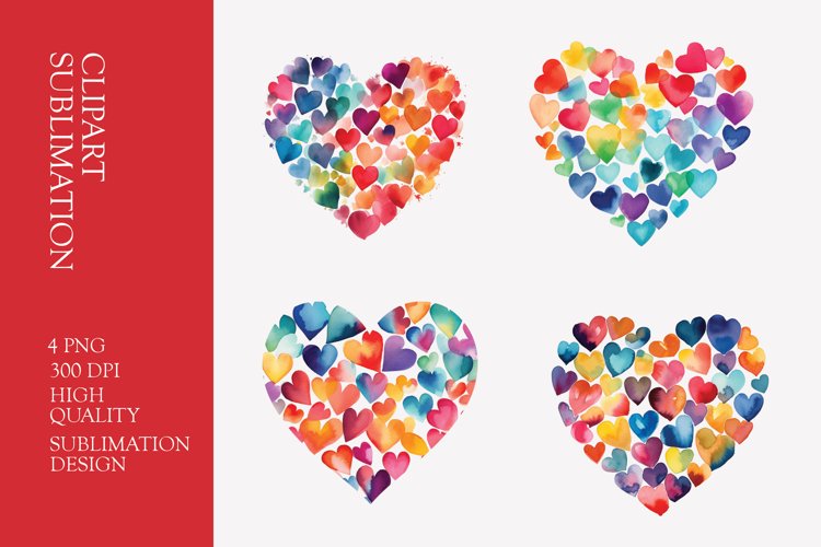 Watercolor Heart Clipart Image 15