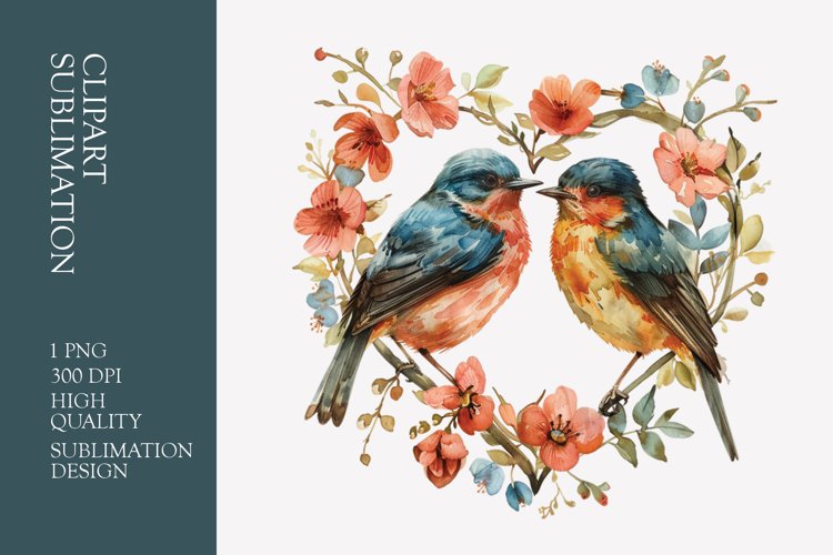 Love Birds Clipart Image 21