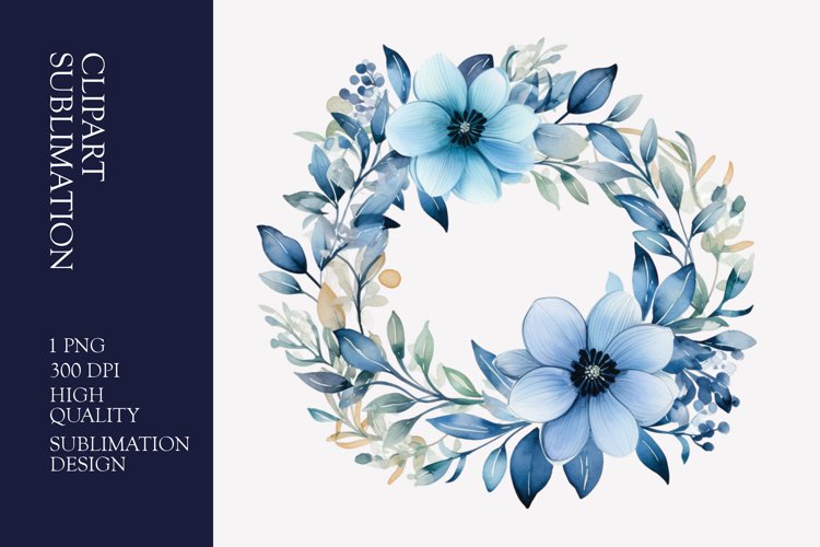 Floral Wreath Clipart Image 14