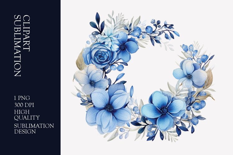 Floral Wreath Clipart Image 2